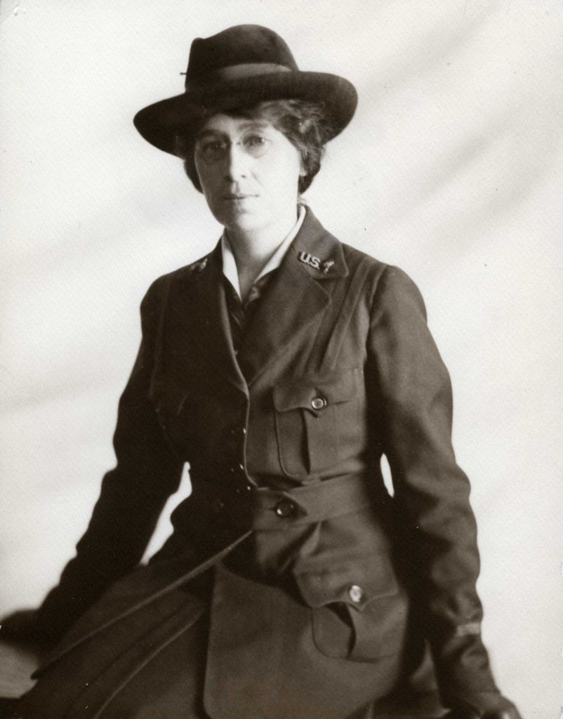 Florence Standish in US Army Uniform. ca. 1918