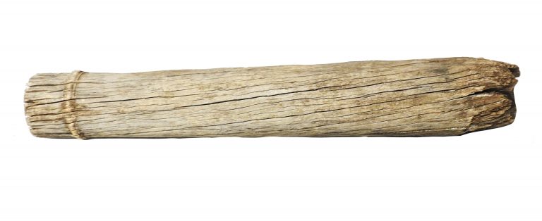 Wooden Water Pipe, ca. 1880. Generously Donated by Kathy Allen, 2019.0091.0001.