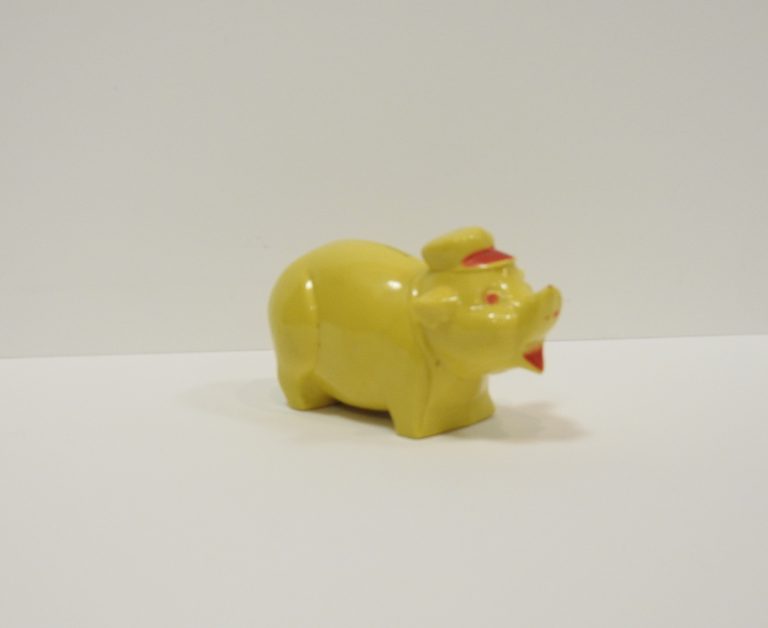 Piggy Bank, Ca. 1955, Generously Donated by Janet C. Young, 90.18.170, Foreclosure Sign, 2020, CSPM Collection