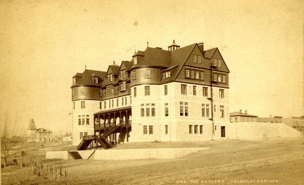 The Antlers Hotel, 1884. CSPM Collection.