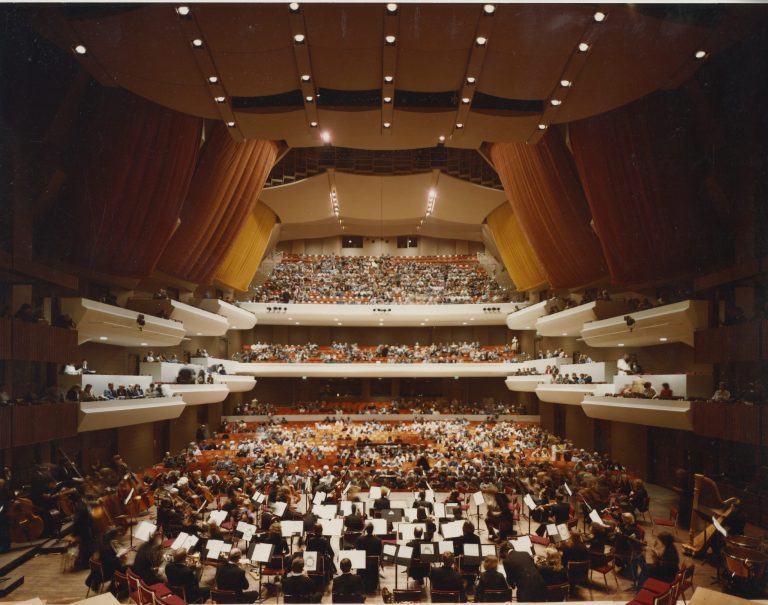 Pikes Peak Center Theater, 1982. From the John J. Wallace Collection, Generously donated by Clifford Taylor AIA, S2015.68
