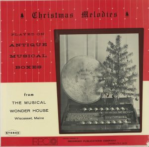 Vinyl record from Frankie Tutt’s music box research.