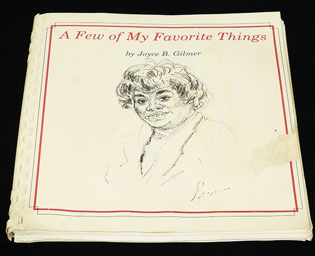 "A Few of My Favorite Things" by Joyce Gilmer, Cookbook