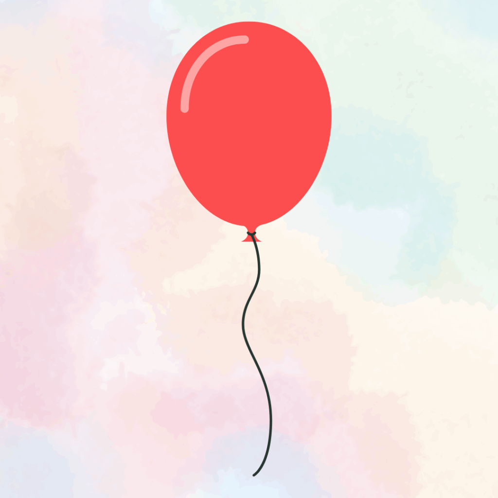 Image of a red balloon