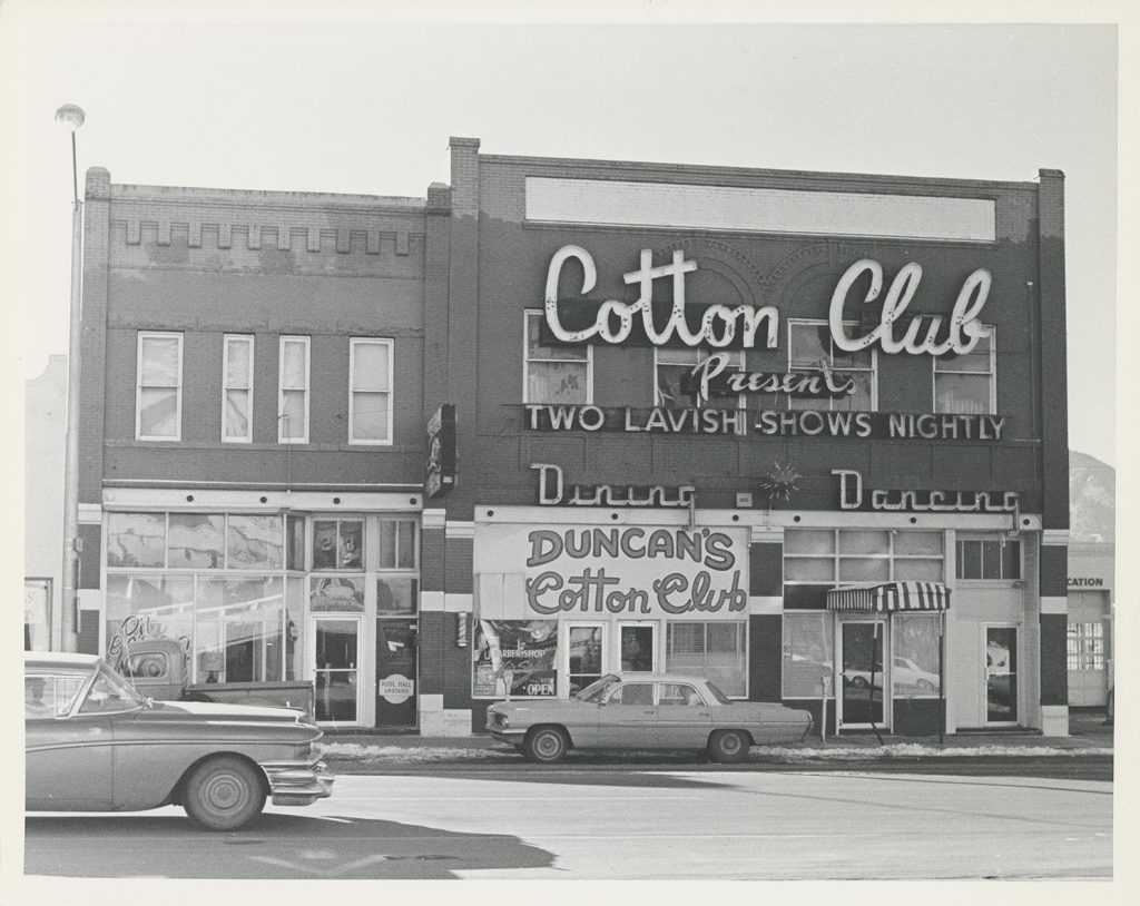 Duncan’s Cotton Club on East Colorado Avenue, ca. 1970