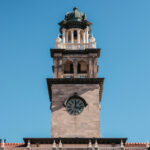 Exterior of the Historic 1903 El Paso County Courthouse Clock Tower