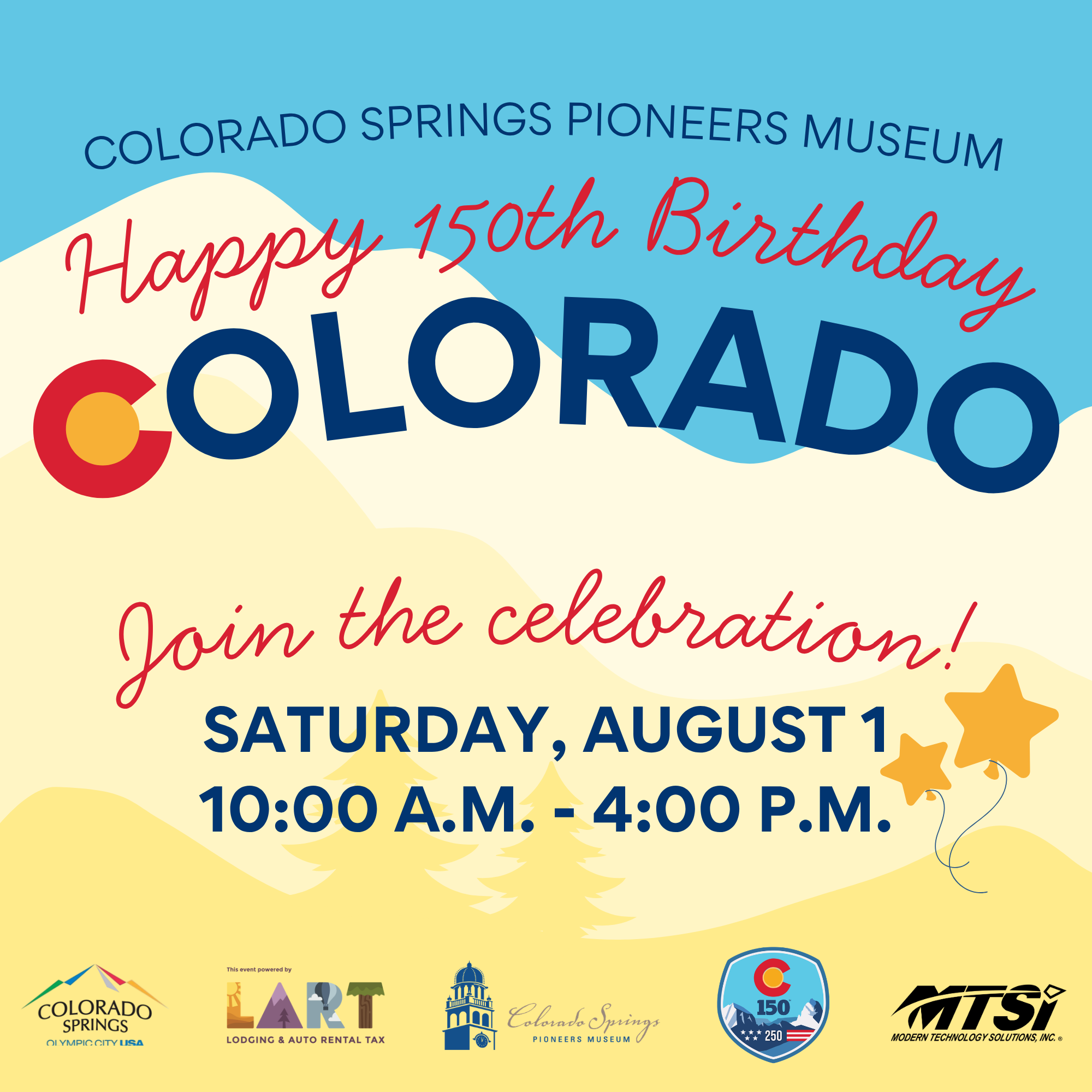 Colorado Day - Celebrate Colorado's 150th Birthday!