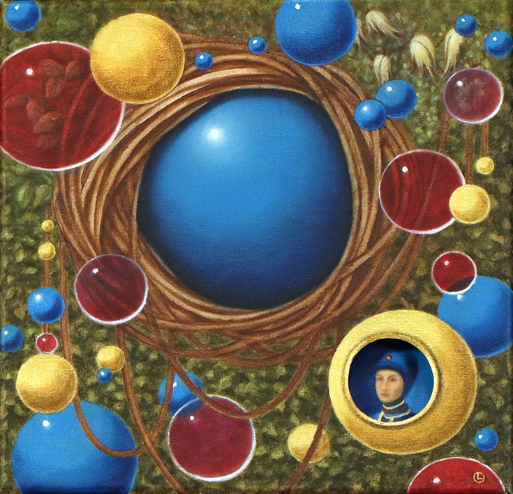 Garden Sentinel by Lorelei Beckstrom, Oil on Canvas